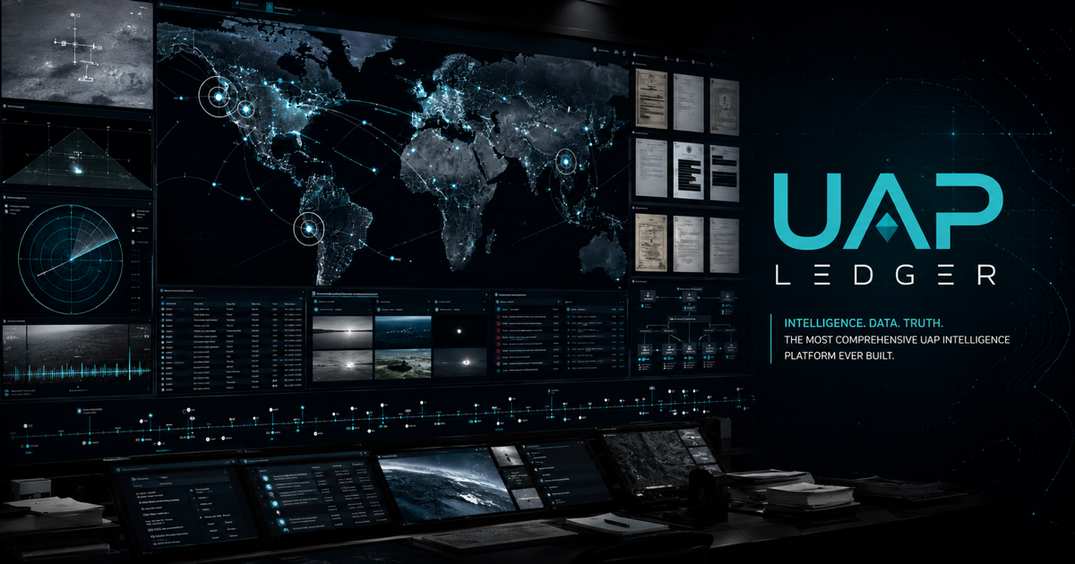 UAP Ledger · UAP Intelligence Database